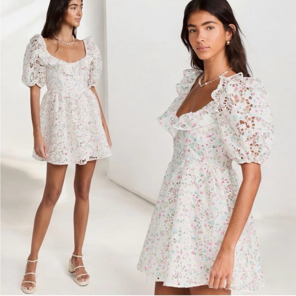 For Love & Lemons Magnolia Mini Dress NWT small